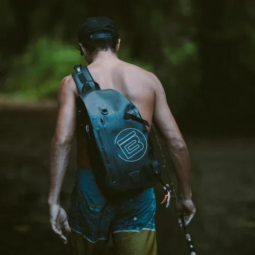Vista 2 de BOTE Highwater Slingpack Mochila de una correa impermeable al aire libre bolsa seca de 20 litros de capacidad para deportes acuáticos Kayak Fish