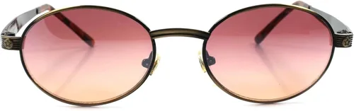 Vista 2 de Gafas de sol ovaladas para hombre retro clásico de moda