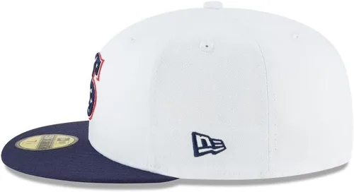 Vista 4 de New Era MLB 59FIFTY Chicago White Sox Team Color White Navy Cooperstown Authentic Collection - Gorra de béisbol, Blanco