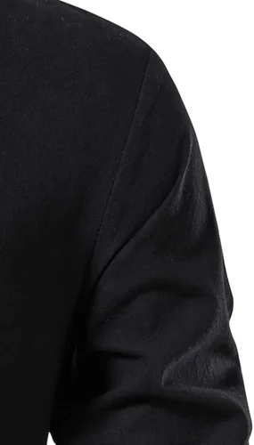 Vista 5 de LucMatton - Camisas de manga larga de estilo retro de algodón 100% para hombres de estilo medieval, vikingo o hippie
