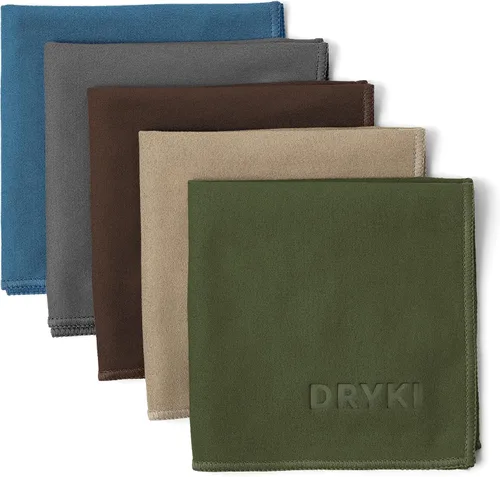 Vista 13 de DRYKI Pocket-Sized Sweat Towels - Original Sweat Absorbing Handkerchiefs Negro