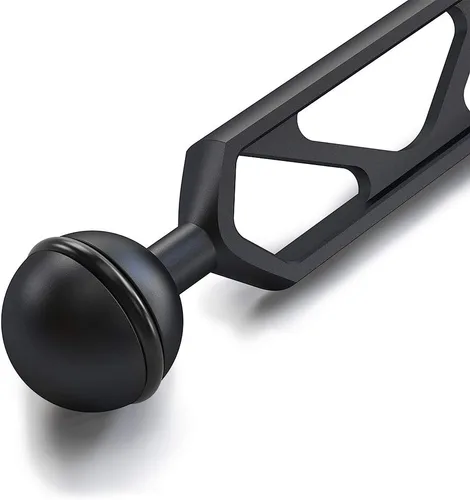 Vista 5 de Seafrogs - Brazo de extensión subacuática de aleación de aluminio de 8 pulgadas, adaptador de bola a cabeza YS, brazo de clip, brazo de conector