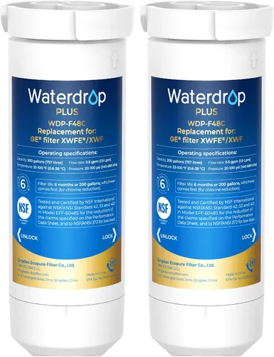 Vista 12 de Waterdrop Filtro de agua XWFE®, repuesto para GE® XWFE®, chip incorporado