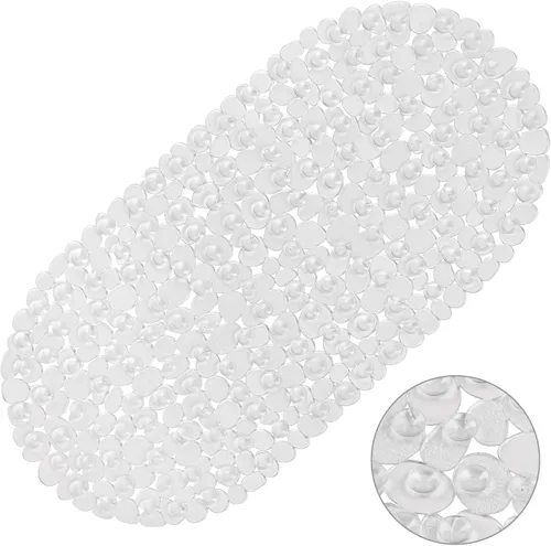 Vista 15 de Vannokor Tapetes para Bañera para Baño 27x14 Pulgadas, Tapete de Baño para Bañera se Siente Genial en Pies Cansados, Amigable Lavable a Máquina
