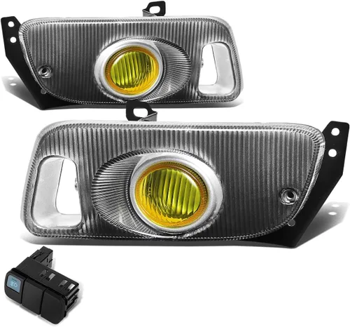 Vista 3 de Auto Dynasty Conjunto de Luces Antiniebla Compatible con Honda Civic Coupe Hatchback 1992-1995 de 2/3 Puertas, Repuesto de Lámpara Antiniebla