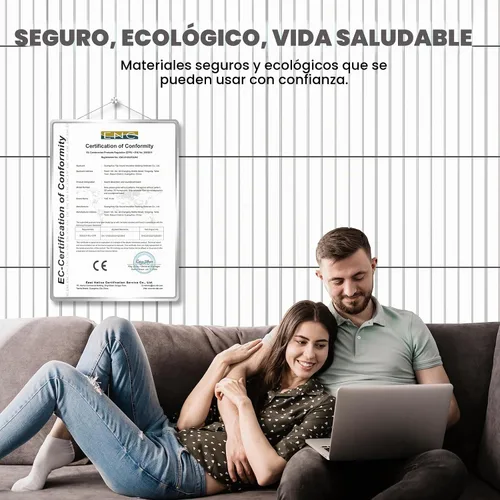 Vista 6 de Paquete de 10 tableros de corcho autoadhesivos para paredes alternativas, paneles de espuma a prueba de sonido de 15.7 x 15.7 x 0.4 pulgadas