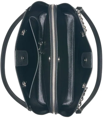 Vista 4 de Calvin Klein Mochila de cadena de triple compartimento con micro guijarros de Hailey
