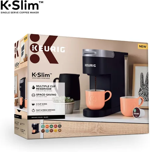 Vista 8 de Keurig - Cafetera K-Slim para Cápsulas K-Cup de Folgers Black Silk, café oscuro tostado, 72 cápsulas K-Cup