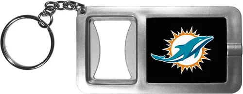 Vista 8 de Siskiyou Sports NFL unisex-adult Flashlight Key Chain With Bottle Opener