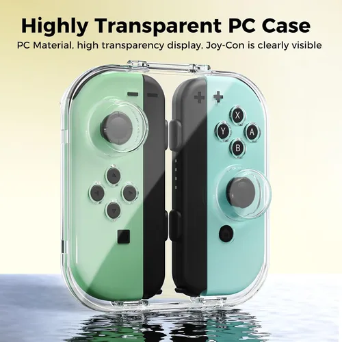Vista 3 de IINE Mini Storage Case for Joy-con, Portable Dust-Proof Protective Box Compatible with Nintendo SwitchOLED Joy-Con, Joy-con Travel Case with