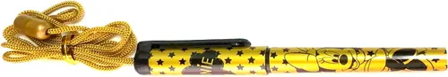 Vista 3 de Mickey Mouse - Libros grandes de autógrafos en espiral, juego de 3 libros con 3 bolígrafos para collar (dorado)