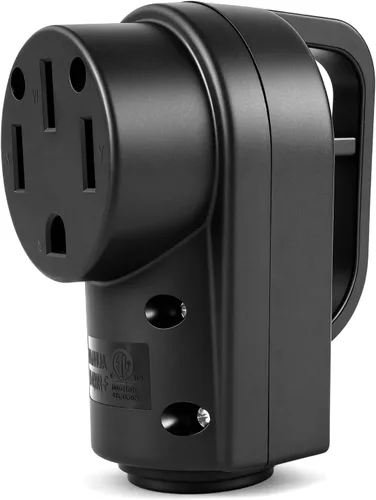 Vista 14 de Enchufe macho de repuesto para autocaravana 30A, TT-30P para cable Negro
