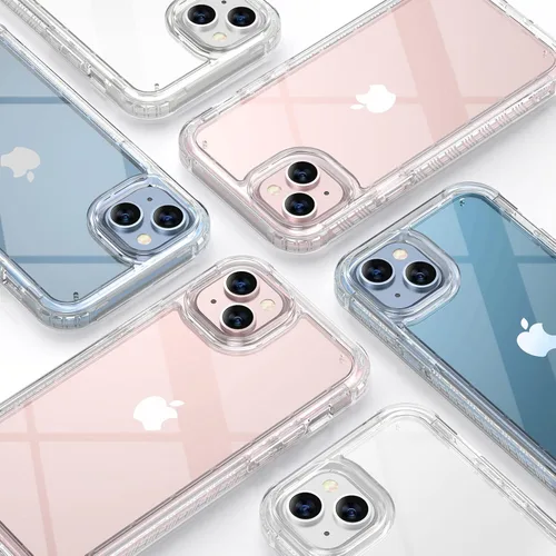 Vista 506 de DIACLARA - Funda transparente compatible con iPhone XR 6.1 pulgadas 2018