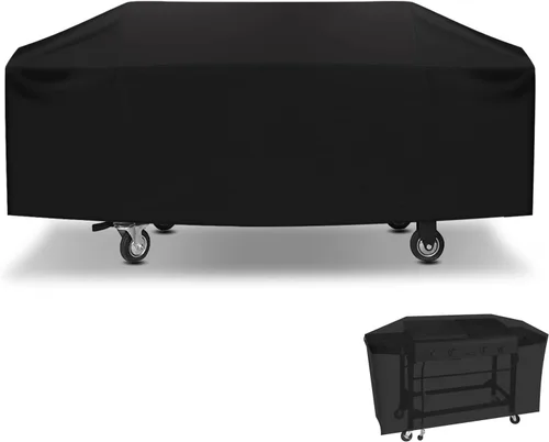 Vista 21 de Cubierta de Parrilla para Parrilla Hibachi, Cubierta de Parrilla de Mesa Pequeña Impermeable para Exteriores de Servicio Pesado, Cubierta