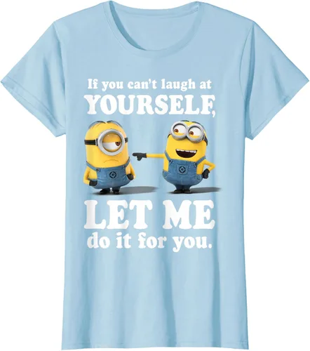 Vista 27 de Camiseta gráfica de Minions de Mi villano favorito: Ríete de ti mismo Negro
