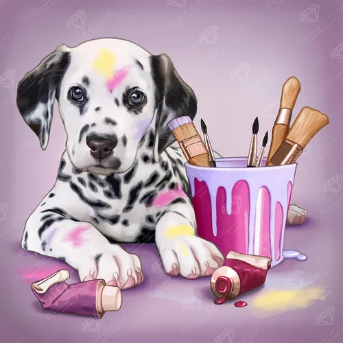 Vista 11 de DIAMOND ART CLUB Austere - Kit de pintura de diamante de búho, manualidades divertidas para adultos, lienzo de arte de diamante redondo, 13 x 13