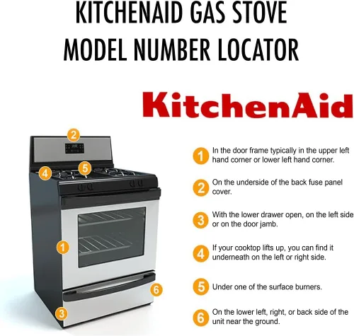 Vista 4 de Protectores de estufa Premium Plus para cocina KitchenAid modelo KSDB900ESS5, corte personalizado, revestimiento de estufa fácil de limpiar