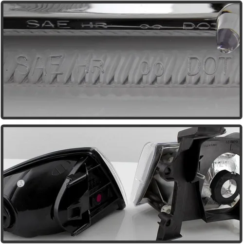 Vista 3 de ACANII - Para faros Chevy Cavalier 2000-2002 + luces de esquina de 4 piezas de repuesto para conductor + lado del pasajero