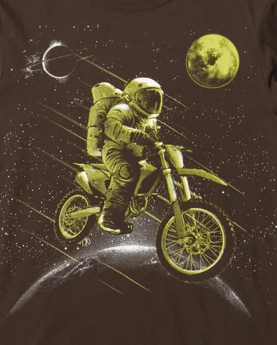 Vista 2 de The Children's Place baby boys Astronaut Graphic Long Sleeve T Shirt