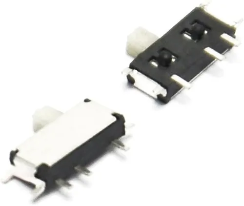 Vista 4 de Gikfun Interruptor de palanca Micro Slide SMD On/Off 7 Pin para Arduino (paquete de 20 piezas) AE1073