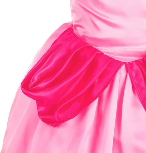 Vista 6 de TYHTYM Deluxe Princess Costumes Little Girls Dress Kids Fancy Gown Cosplay Halloween Party 2-11T