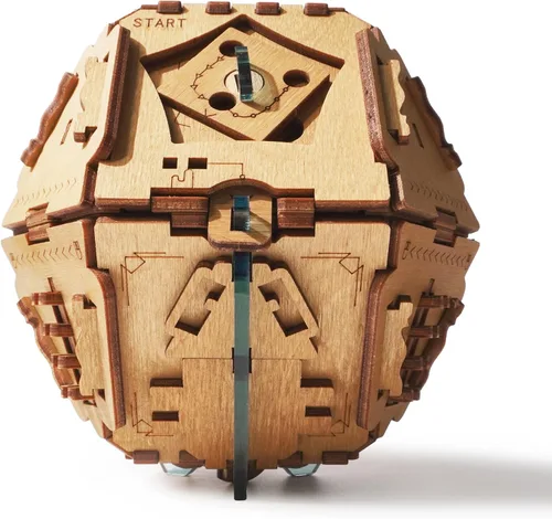 Vista 11 de Caja de rompecabezas antigravedad PUZZLE POTATO - Rompecabezas 3D para cerebro para adultos - Cofre del tesoro de madera - Caja de rompecabezas