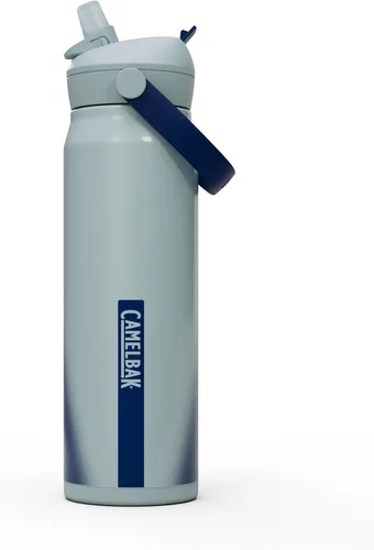 Vista 28 de CamelBak - Thrive - Botella de agua con tapa y pajilla, 20 onzas - Aislante de acero inoxidable, color negro