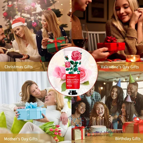 Vista 2 de Paquete de 36 lociones corporales para mujeres con piel seca, rellenos de calcetín para chicas adolescentes, regalos de Navidad para maestros