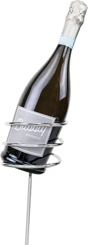 Vista 4 de Tovolo 205300C Steady Sticks Soporte para botella de vino, cromado