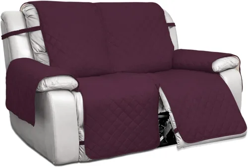 Vista 21 de PureFit Fundas de Sofá Reversibles Resistentes al Agua para Sofá Reclinable de 3 Asientos - Funda Antideslizante para Sofá Reclinable Dividido de 3