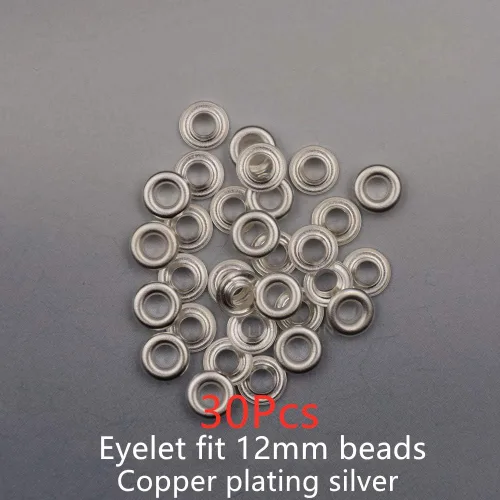 Vista 5 de 3 moldes de resina para cuentas redondas y planas, moldes de fundición de cuentas de agujero grande, molde de silicona con núcleo de metal incluido