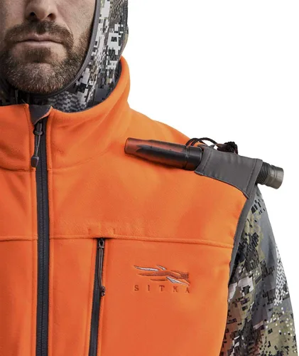 Vista 6 de Sitka Gear Chaleco de caza Stratus Windstopper repelente al agua para hombre
