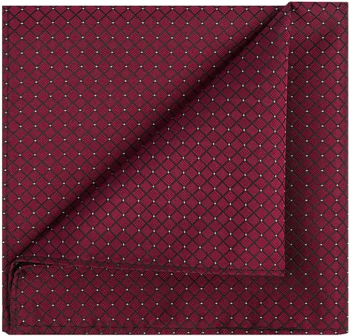 Vista 15 de KissTies Mens Checkered Tie Set Solid Color Festive Necktie + Pocket Square