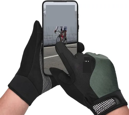 Vista 5 de SOOVI Sports Gloves Luvas Ciclismo Outdoor Sport Winter Mittens Cycling Full Finger Gloves Luvas De Bicicletas Touch Screen Long Glove