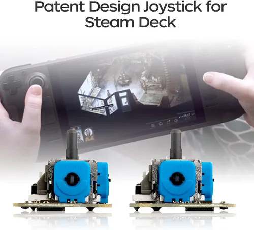 Vista 4 de Módulo electromagnético para palanca de vapor sin derivas Sensor de efecto de pasillo 3D reemplazo de piezas de joystick para el pulgar diseño