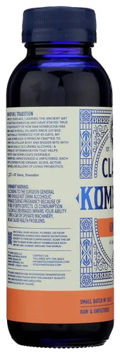 Vista 5 de GT's CLASSIC KOMBUCHA Gingerade - Botella de 10 onzas líquidas - Té fermentado crudo con probióticos para apoyo intestinal e inmunológico