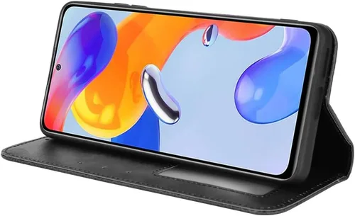 Vista 5 de Funda para Xiaomi Redmi Note 11 Pro 4G Caso,Funda para Xiaomi Redmi Note 11 Pro 5G Funda de cuero,Funda para Xiaomi Redmi Note 11 Pro 4G Funda Flip