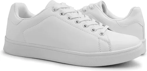 Vista 4 de Hawkwell Zapatos deportivos de moda para hombre, zapatos casuales para caminar, zapatos de uniforme para enfermera, zapatos de trabajo