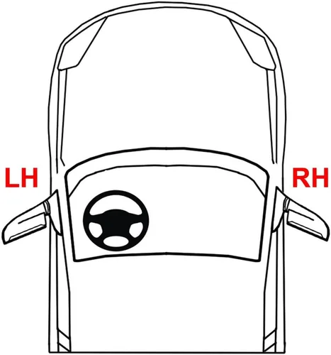 Vista 7 de Evan-Fischer Soporte de parachoques delantero derecho plástico compatible con Honda Civic 04-05 Side Stay Plastic Coupe/Sedan