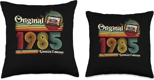 Vista 3 de 1985 vintage birthday retro Limited Edition men woman gift Throw Pillow