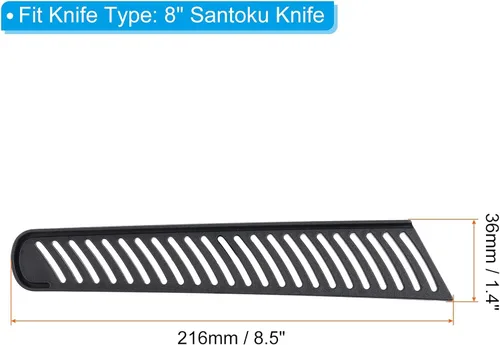 Vista 2 de PATIKIL Fundas de seguridad PP para cuchillo de pan de 8 pulgadas, paquete de 2 cuchillos, protector de cuchillos, protector de cuchilla universal