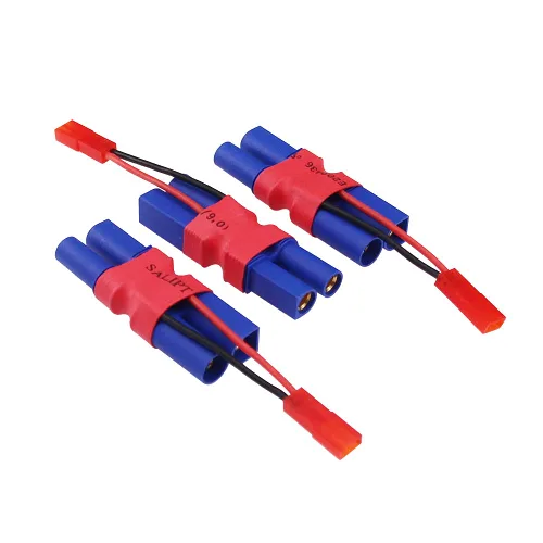 Vista 2 de 3 unids EC5 macho a hembra conector con JST hembra 20awg 2.0 in cable paralelo adaptador de corriente para cardán de cámara (B173-3)