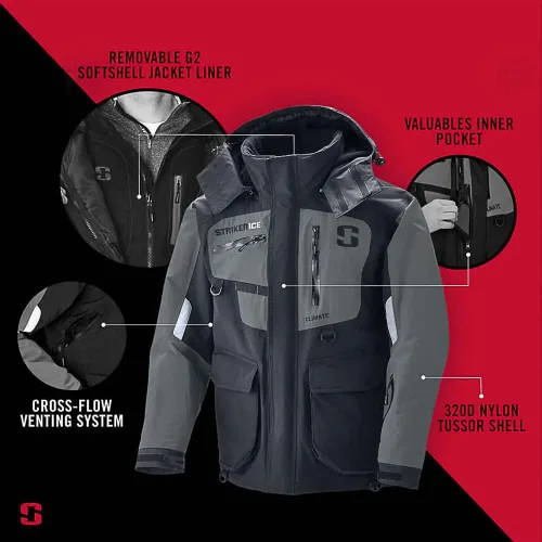 Vista 4 de Striker Ice - Chaqueta impermeable para hombre