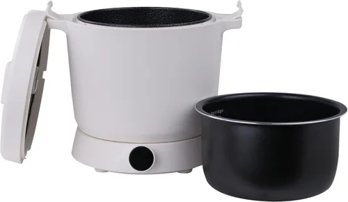 Vista 2 de Clivia Arroz desmontable cocinero multifuncional olla de arroz conveniente para cocinar y olla caliente que hace 1.8L 800W 220V