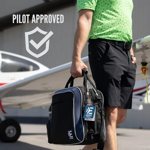 Vista 7 de Bolsa de piloto La bolsa de vuelo Venture para pilotos Se adapta a todos los equipos de vuelo de viaje de aviación, incluyendo tu rodillera