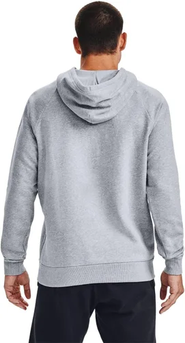 Vista 4 de Under Armour - Sudadera de forro polar con capucha para hombre, con logotipo, Rival Fleece Sportstyle