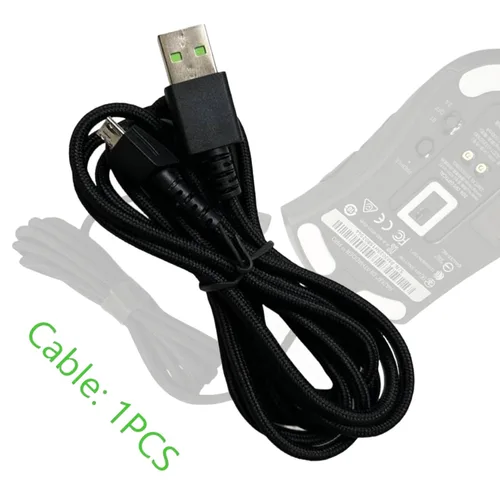 Vista 6 de Razer - Cable de carga USB compatible con Naga Pro, DeathAdder V2 Pro, Viper Ultimate, Basilisk Ultimate, Hyperspeed Lightest Cyberpunk 2077, cable