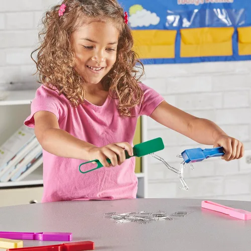 Vista 2 de Learning Resources Varitas magnéticas - 6 piezas, a partir de 3 años, kits educativos, herramientas de experimentos científicos, juguetes
