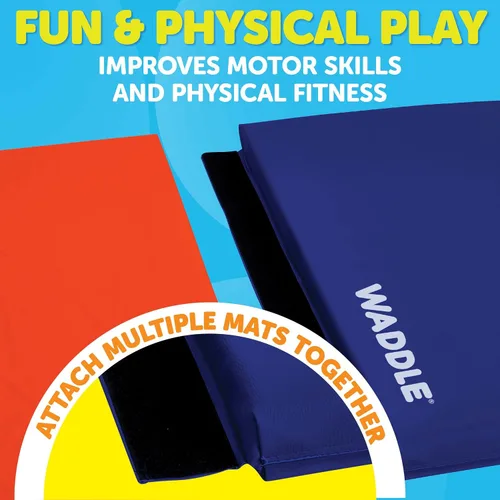 Vista 6 de WADDLE Colchoneta para gimnasia infantil, entrenamiento, ejercicio en casa