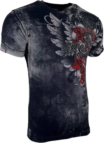 Vista 6 de Xtreme Couture by Affliction Camiseta Hombre Salvation Negro